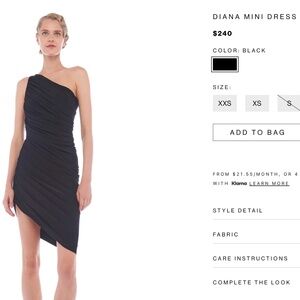 Diana Mini Norma Kamali Dress - L